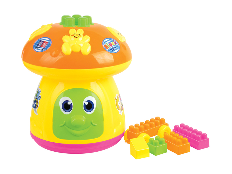 60PCS Cartoon Mushroom Building Blocks