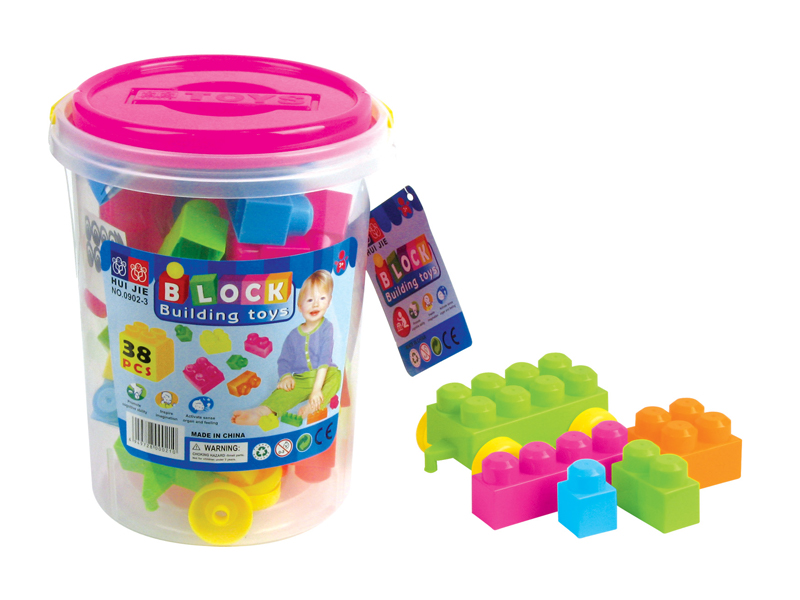 38PCS Drum Building Blocks