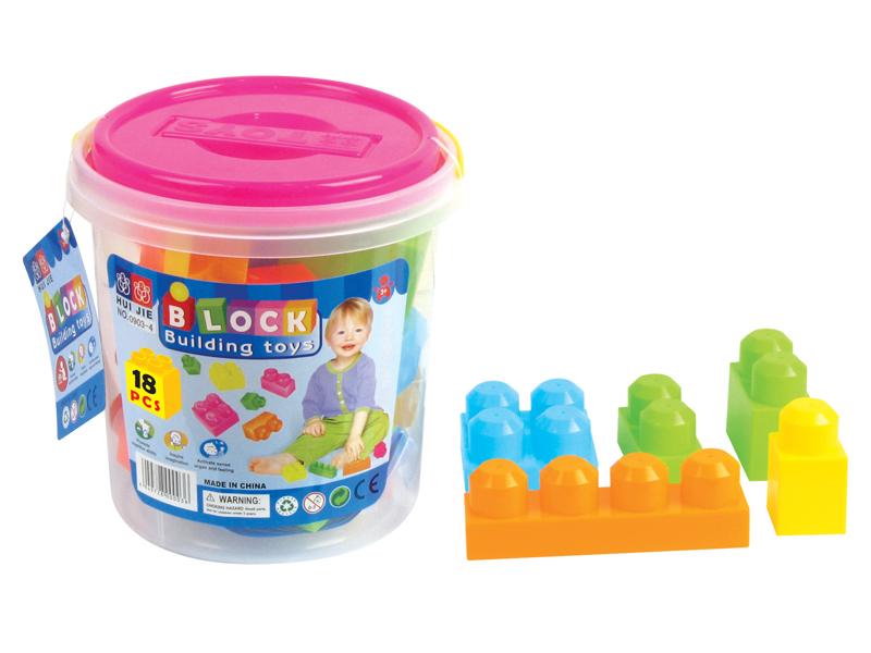 18PCS Drum Building Blocks