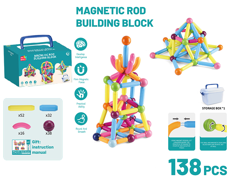Magnetic Sticks 138pcs