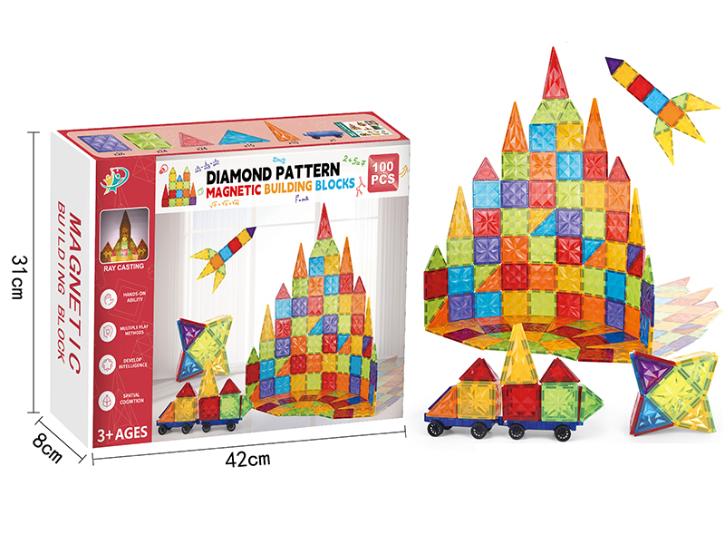 Magnetic Building Blocks Set 100pcs