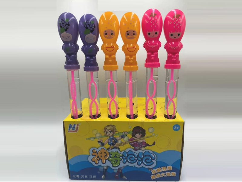 24Pcs Fruit Doll Bubble Stick