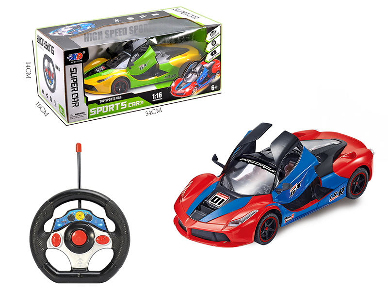 1:16 Ferrari 5-Channel Automatic Open Door Remote Control Race Car