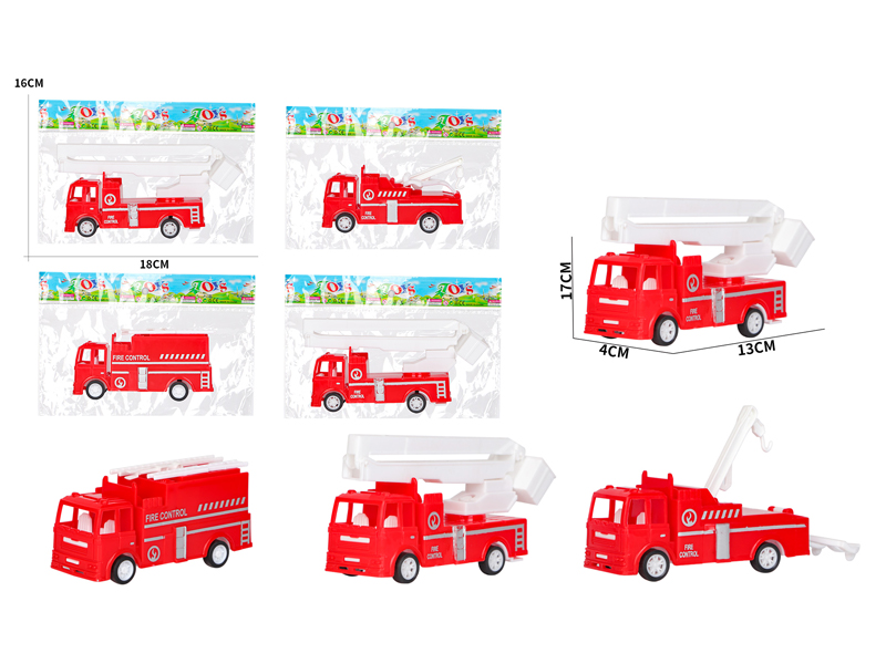 Pull Back Fire Engine