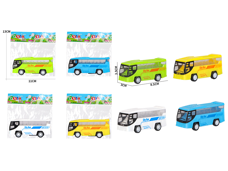 Pull Back Bus Toy