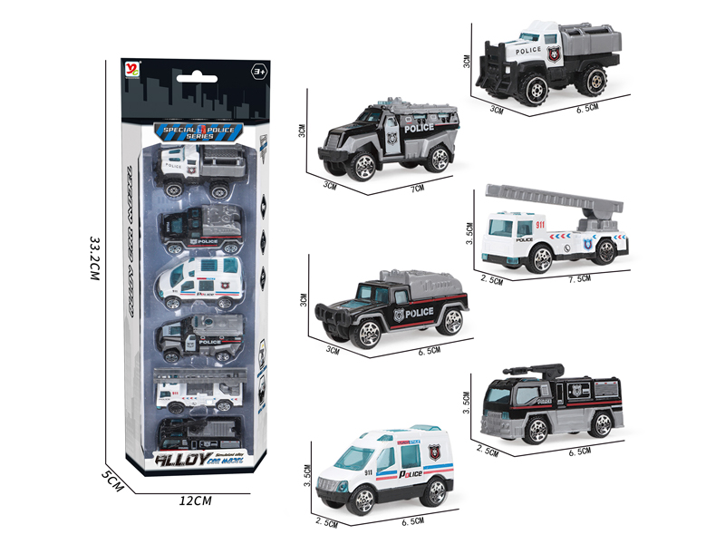 Alloy Special Police Toy Set