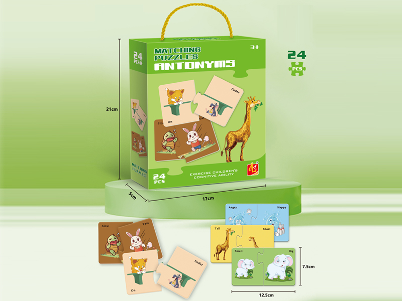 24PCS Antonym Puzzle