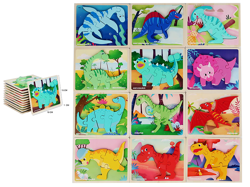 Wooden Dinosaur Puzzle