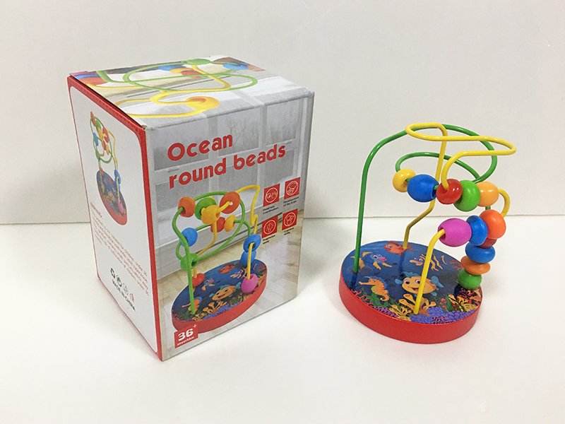 Wooden Ocean Round Beads Toys