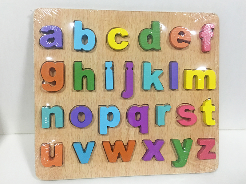 Wooden Alphabet Puzzle Board