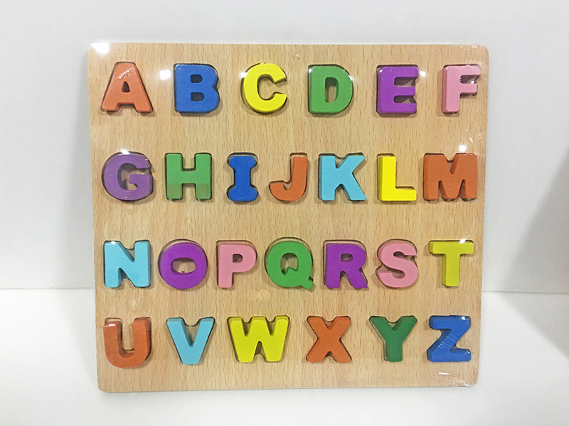 Wooden Alphabet Puzzle Board