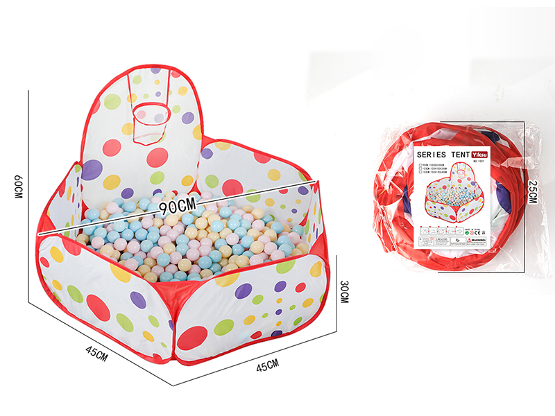 0.9M Children's Tent With Basketball Hoop