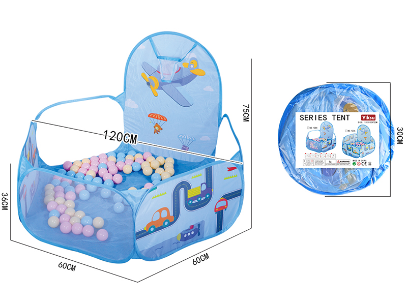 Ball Pool Ball Pool Children's Tent With Basketball Hoop