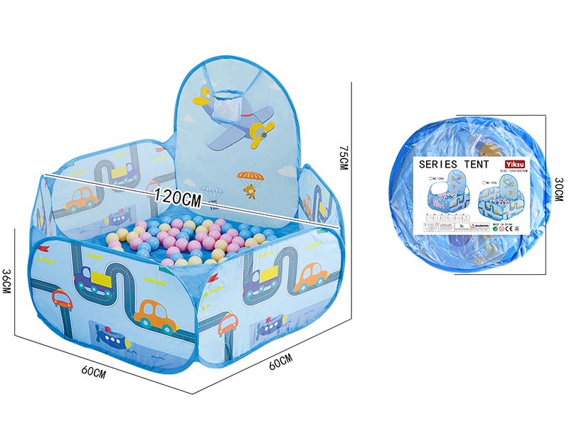 Ball Pool Children's Tent With Basketball Hoop