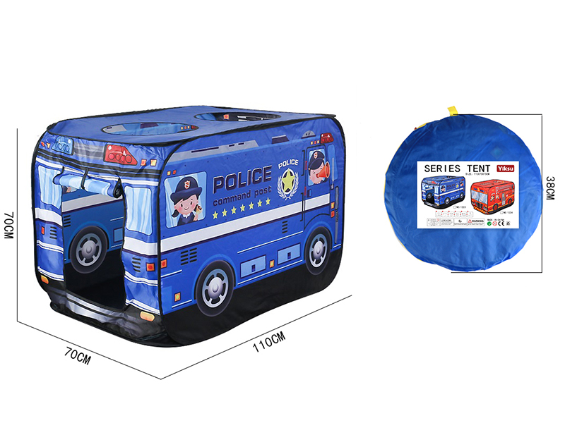 Police Car Shape Children's Tent