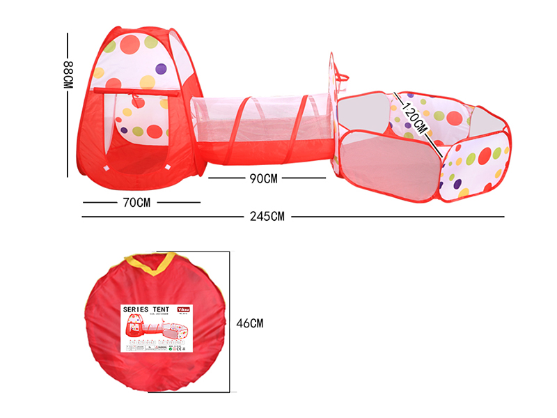 Children's Tent Three-Piece Set