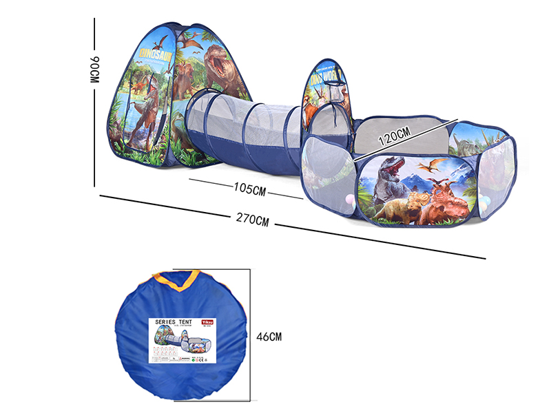 Dinosaur Children's Tent 3 In 1