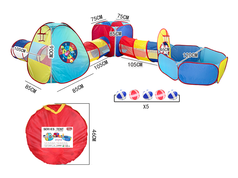 Children's Tent Six-Piece Set