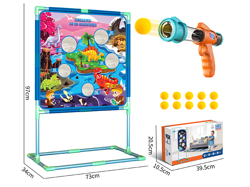 Aerodynamic Gun(With Shooting Target)