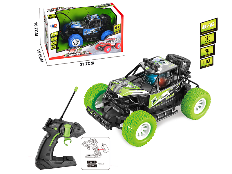 1:18 4 Channel Remote Control Climbing Car(With USB,3.7V Lithium Batteries)
