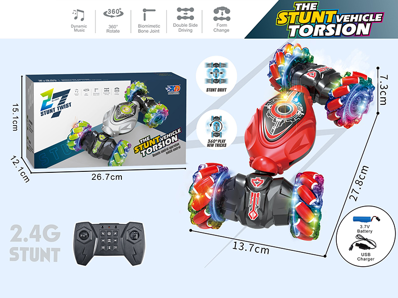 2.4G Remote Control Twist Stunt Car