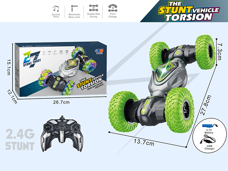 2.4G Remote Control Twist Stunt Car