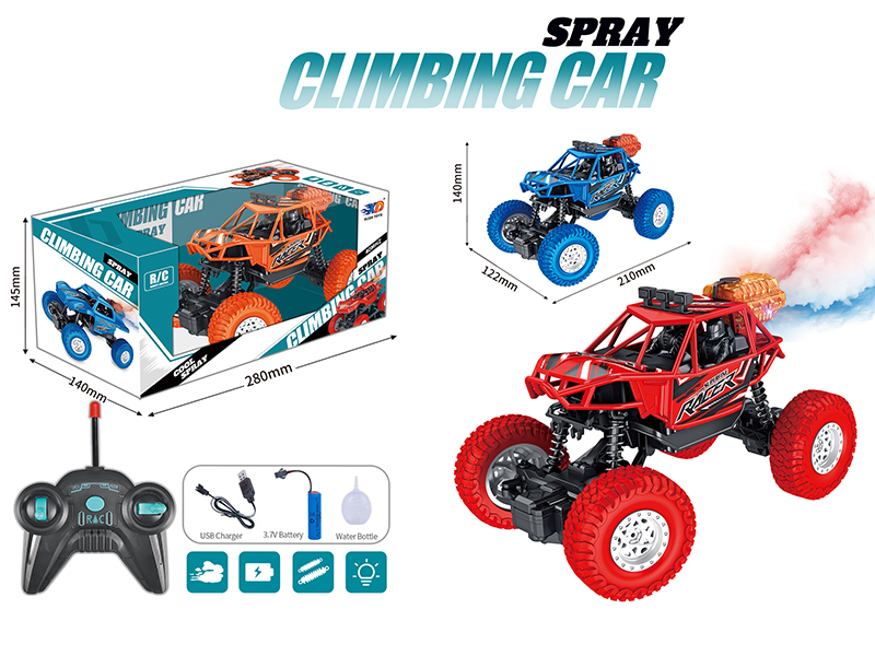 40Mhz 5 Channel Remote Control Spray Climbing Car