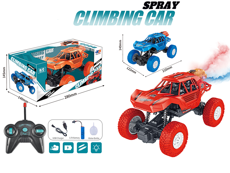 40Mhz 5 Channel Remote Control Spray Climbing Car