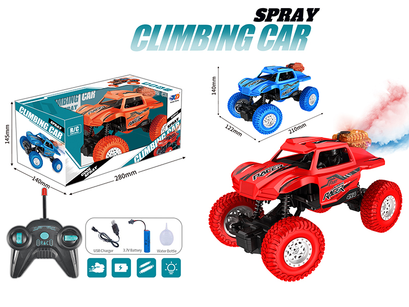 40Mhz 5 Channel Remote Control Spray Climbing Car
