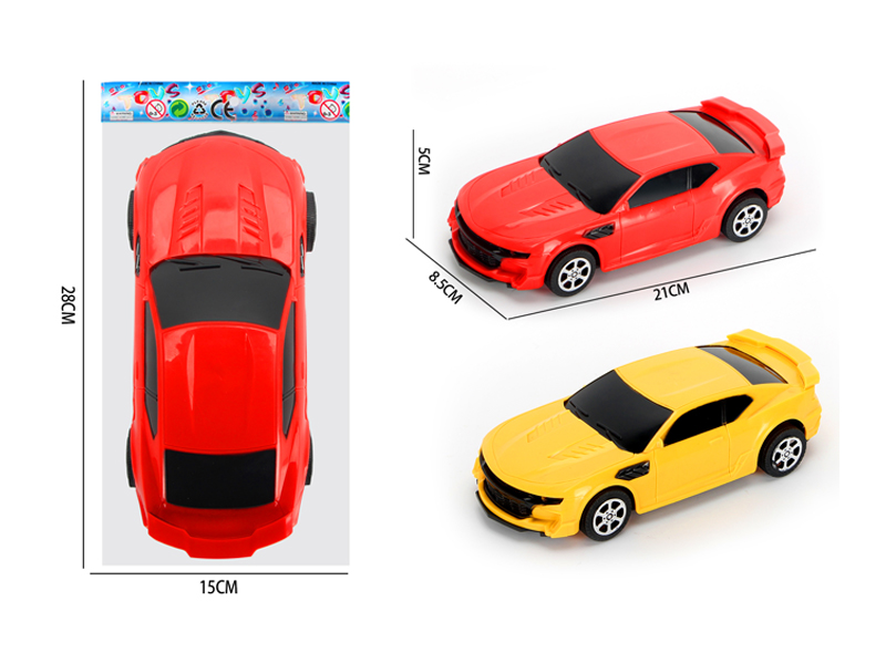 Friction Simulated Bumblebee Sports Car