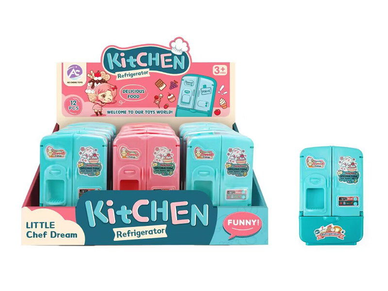 12PCS Mini Refrigerator Toy
