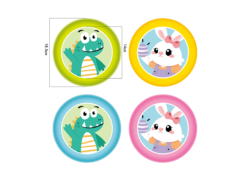 18.5cm Dinosaur Rubber Frisbee