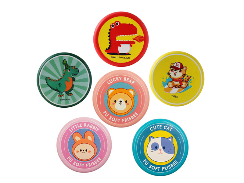 20cm PU Cartoon Animal Frisbee