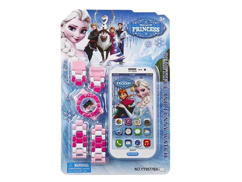 Building Blocks Electronic Watch With Mobile Phone Toy