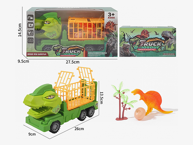 Friction Dinosaur Trailer Cage