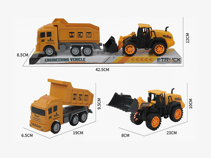 Friction Engineering Truck + Friction Engineering Bulldozer