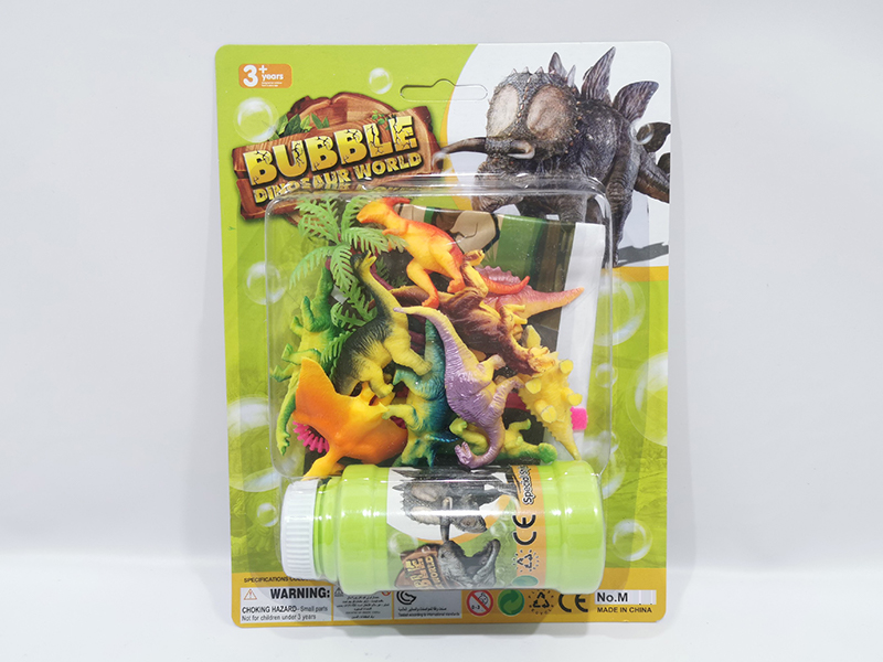 Bubble Toy Set With Dinosaur
