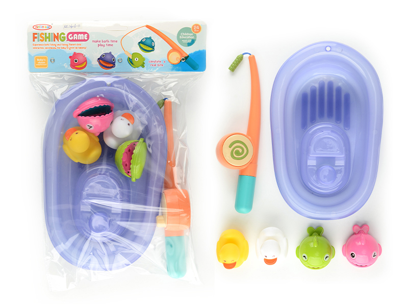 Discolored Ship+5 Water Fishing Set