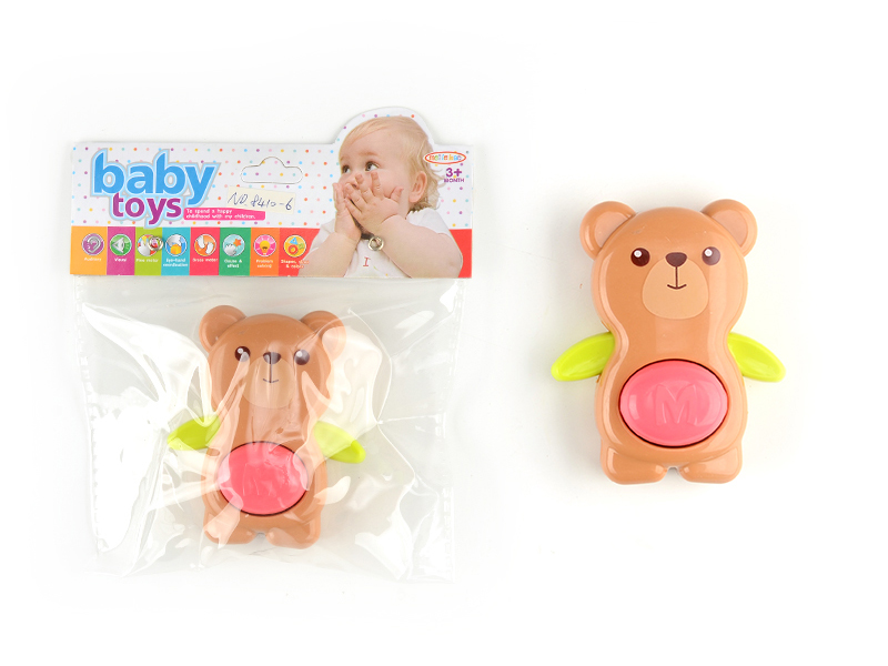 Cartoon Bear Baby Rattle