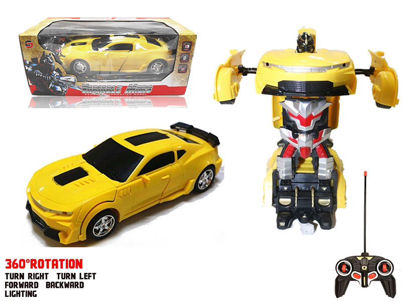 1:18 Bumblebee Remote Control Transformation Car(Not Included Battery)