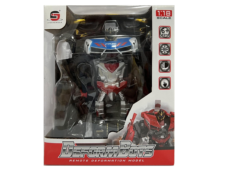 1:18 Lamborghini Remote Control Transformation Police Car(Included Battery)