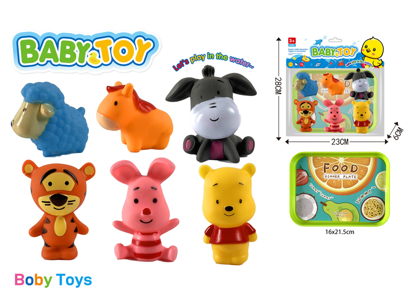 Vinyl Animal Toy Set