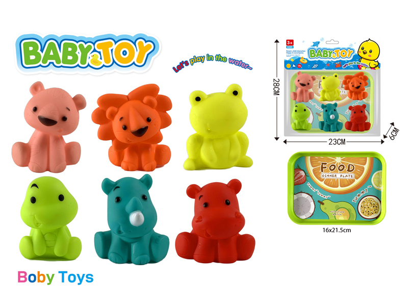 Vinyl Animal Toy Set