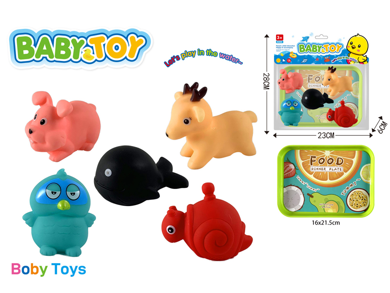 Vinyl Animal Toy Set