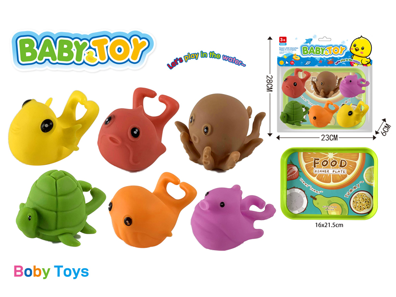 Vinyl Fruit Toy Set