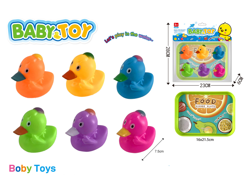 Vinyl Duck Toy Set
