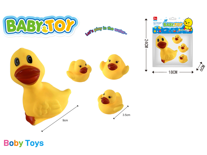 Vinyl Duck Toy Set