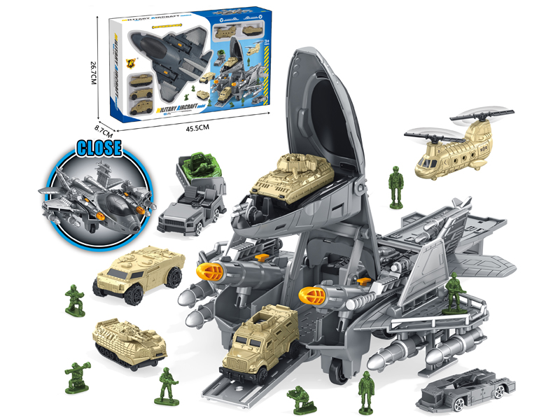 Fighter Parking Lot Toy Set