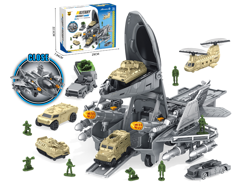 Fighter Parking Lot Toy Set