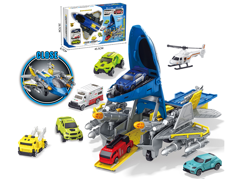 Fighter Parking Lot Toy Set